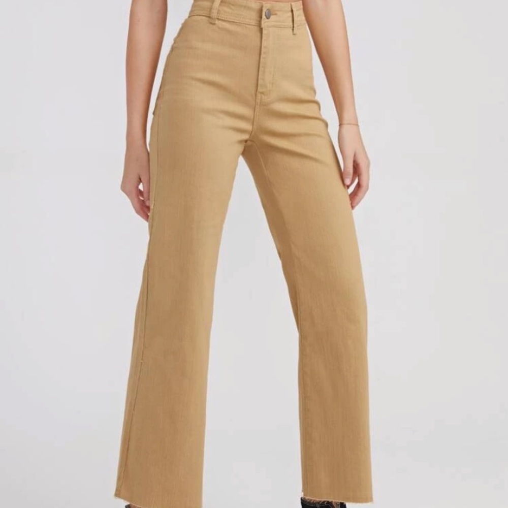 High Waist Khaki Pants. NEW!!!!!